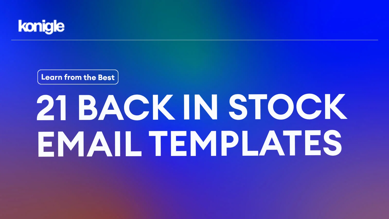 21 Back in Stock Email Templates