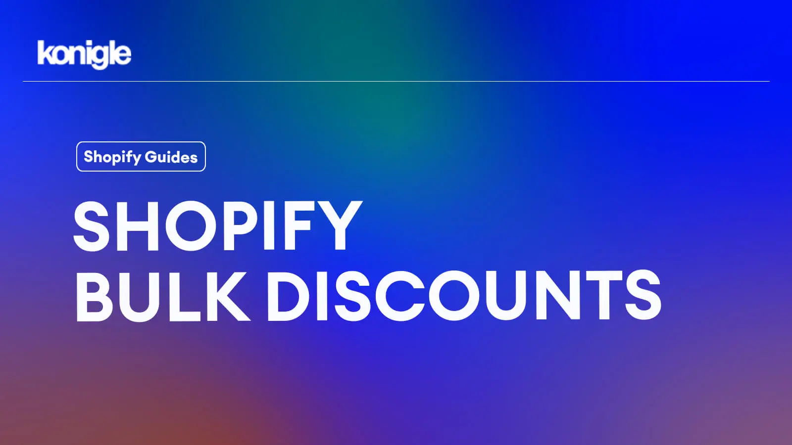 Shopify Bulk Discounts