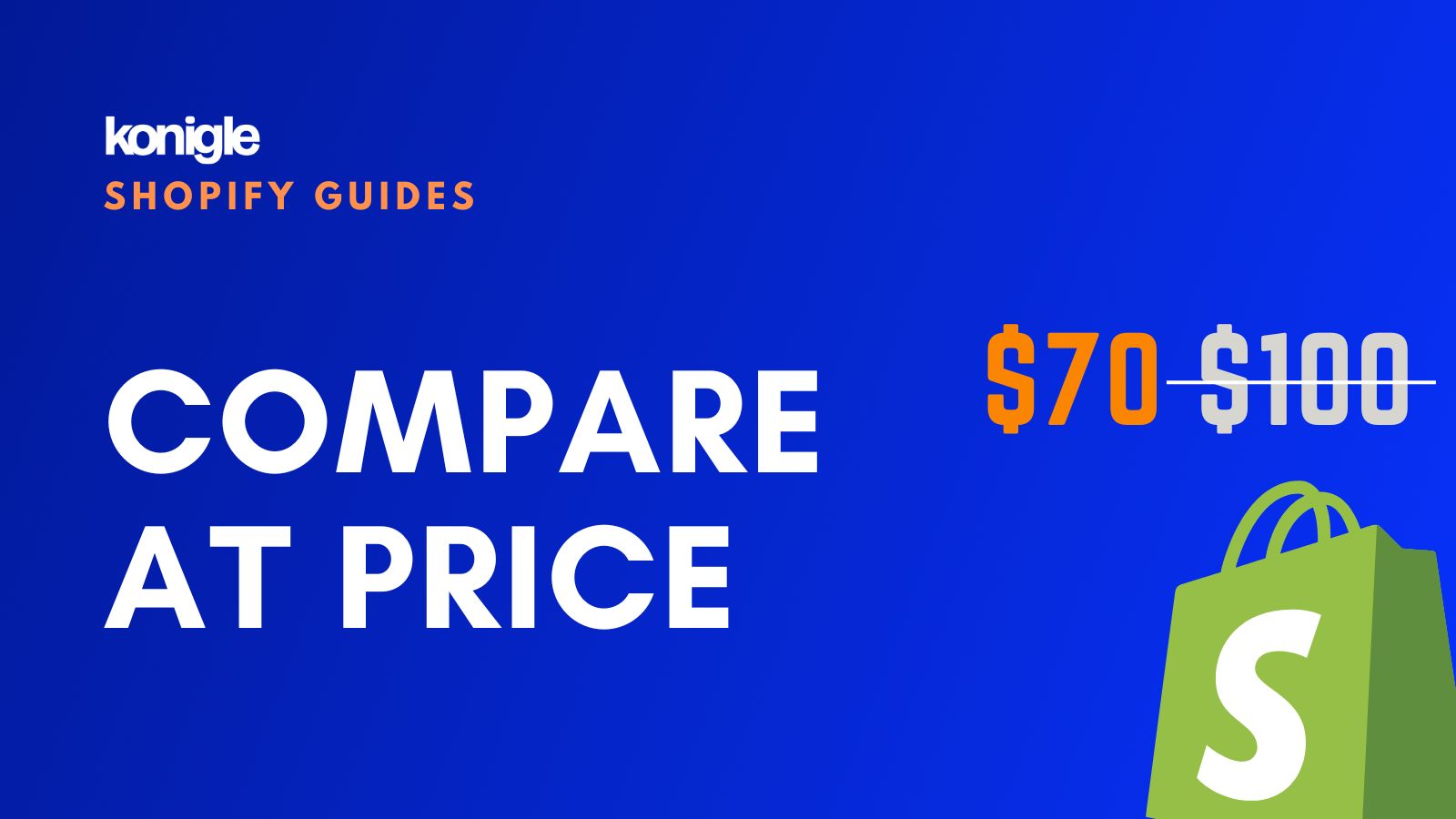 How to use compare at price effectively in Shopify?