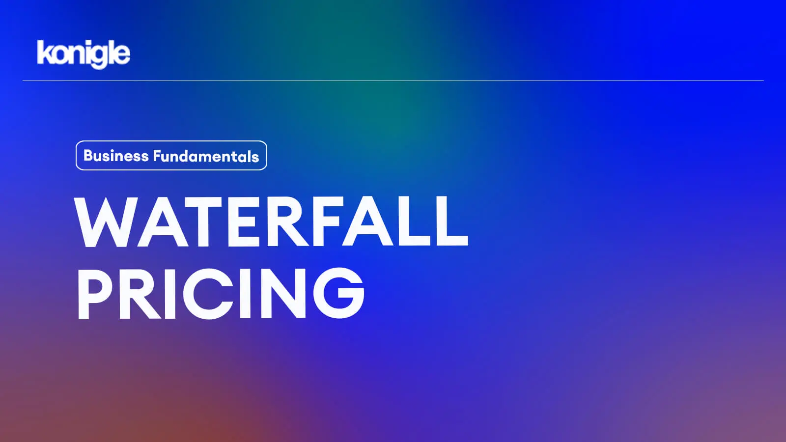 Price Waterfall