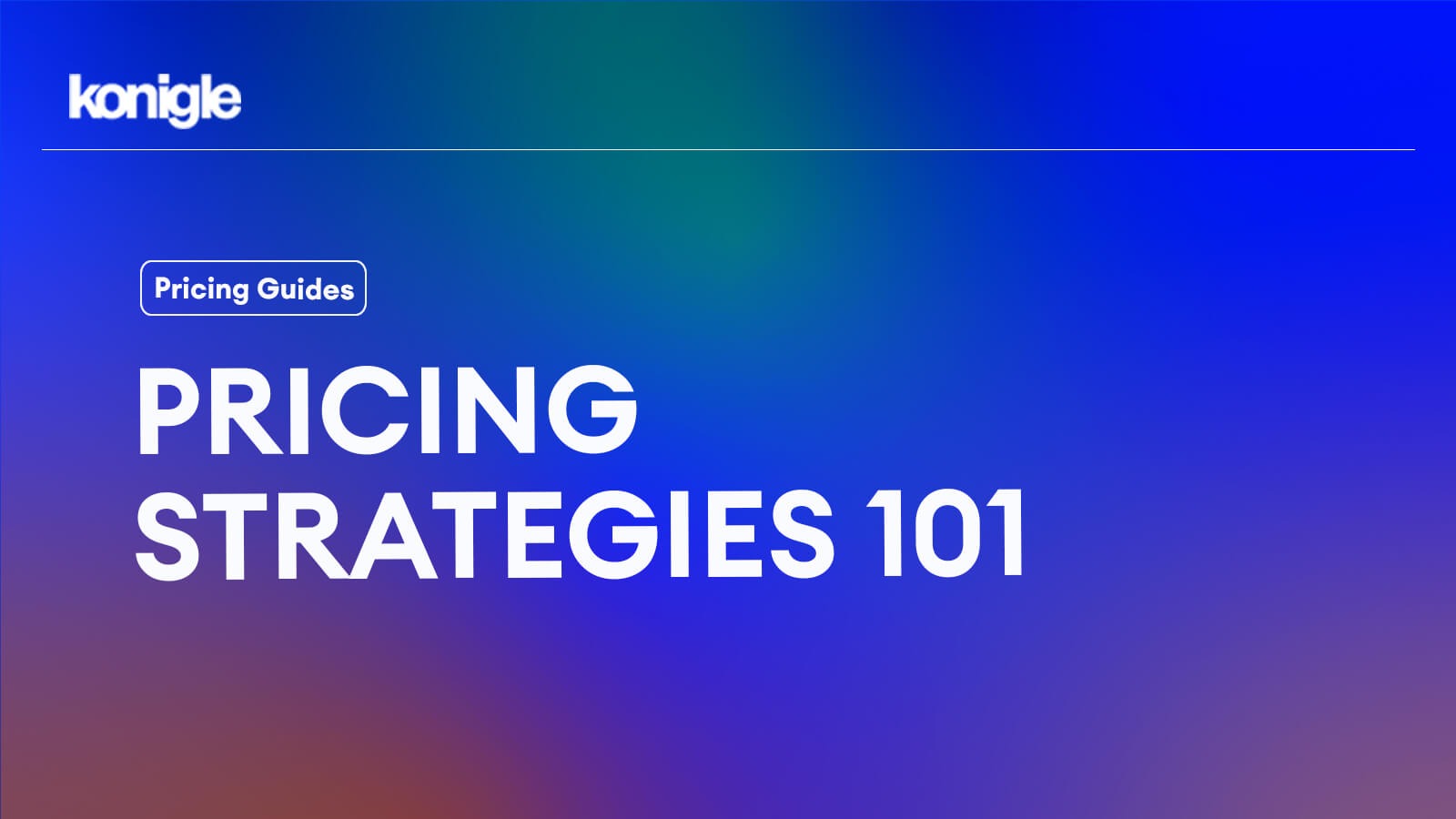 Pricing Strategies 101