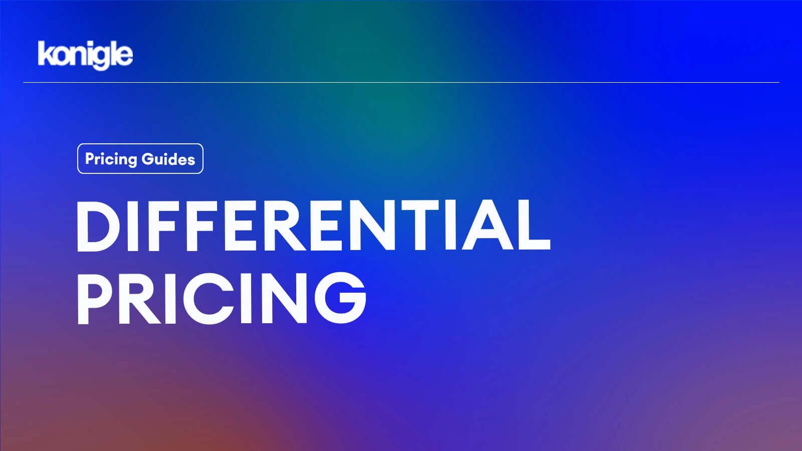What is differential pricing
