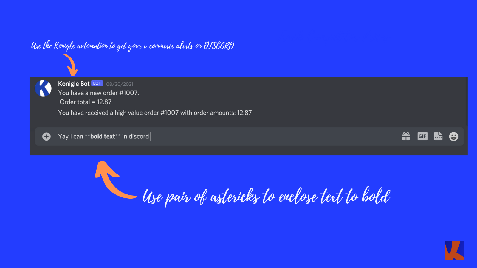 How to bold text in discord ?