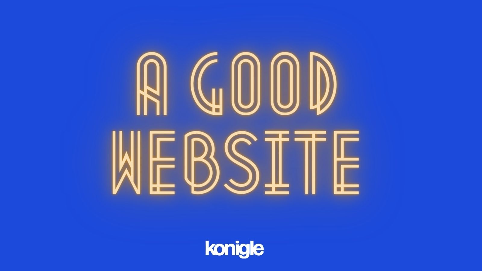 What makes a good website ?