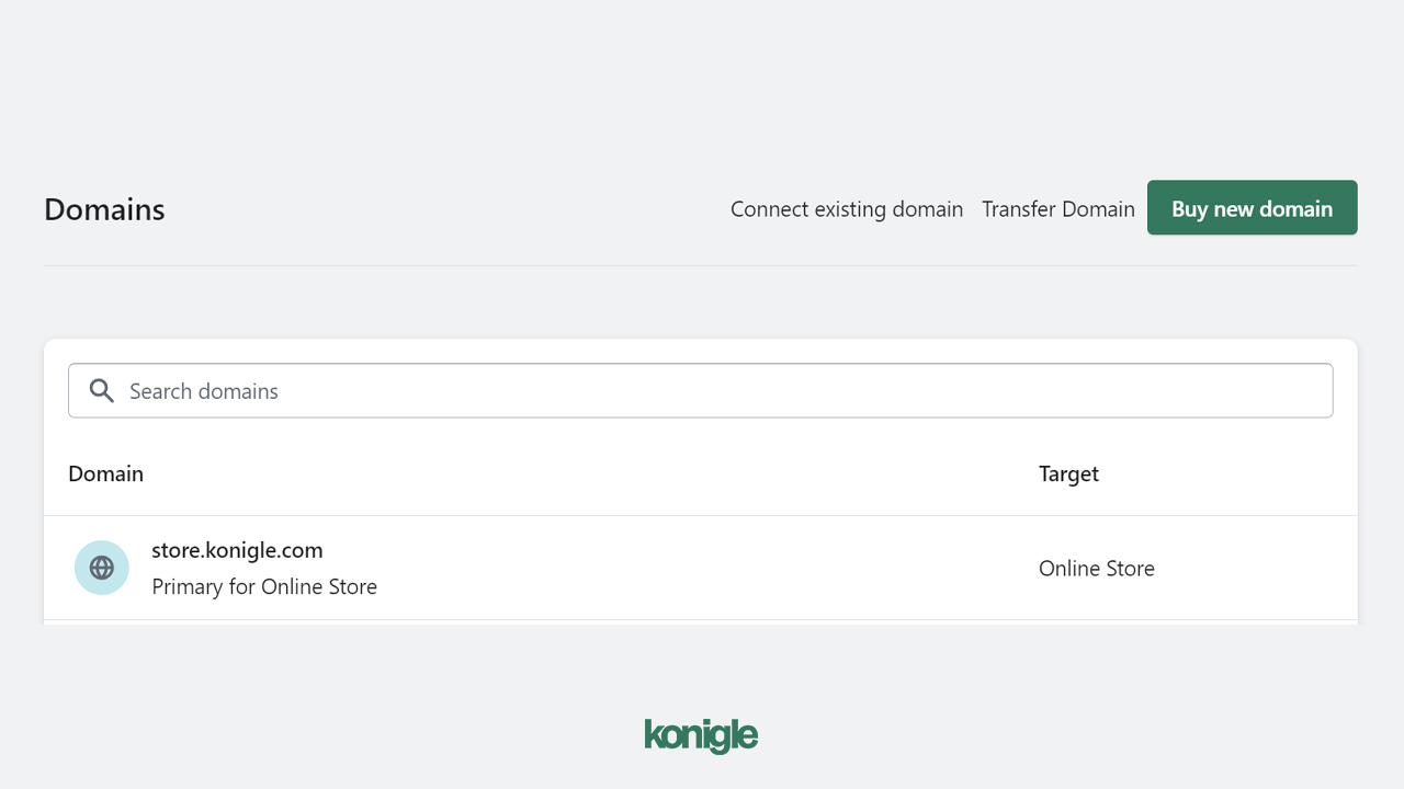 Cara mengganti nama domain di Shopify