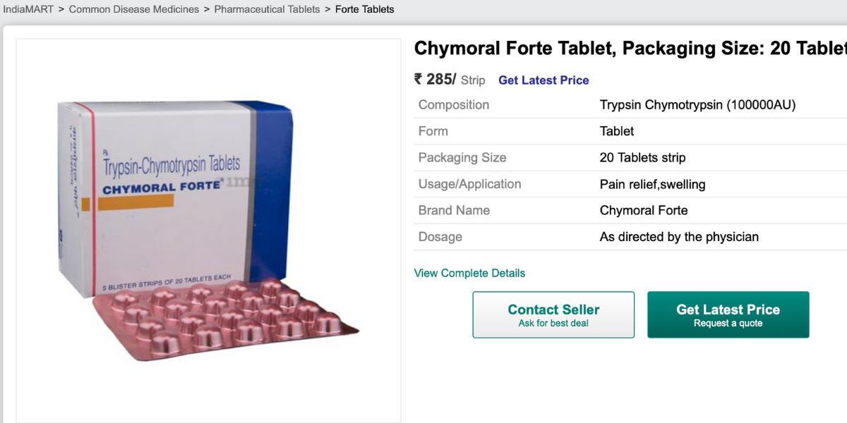 Chymoral Forte Tablets indiamart