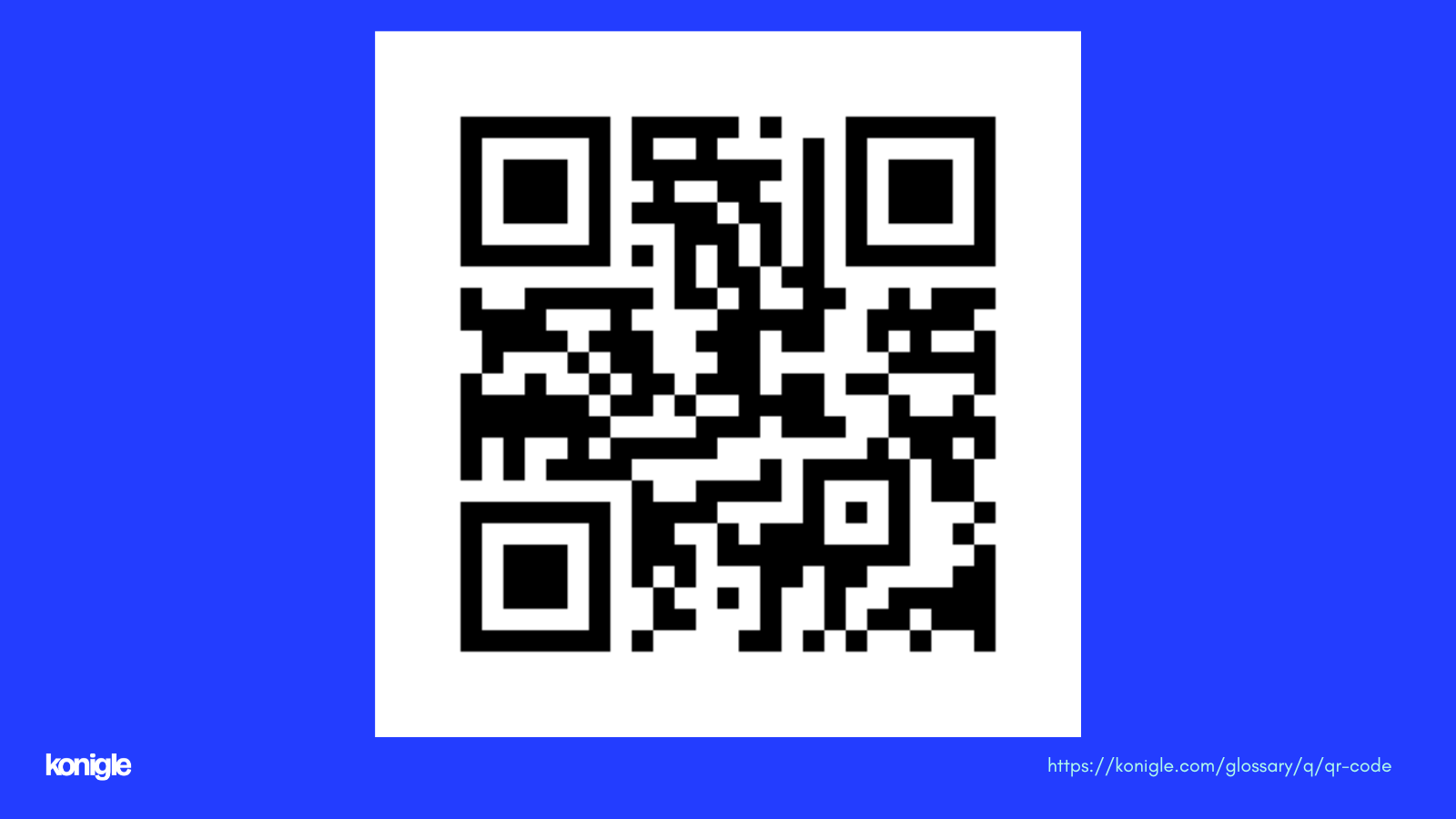 To display a generated QR code, you can use Konigle's QR code generator tool.