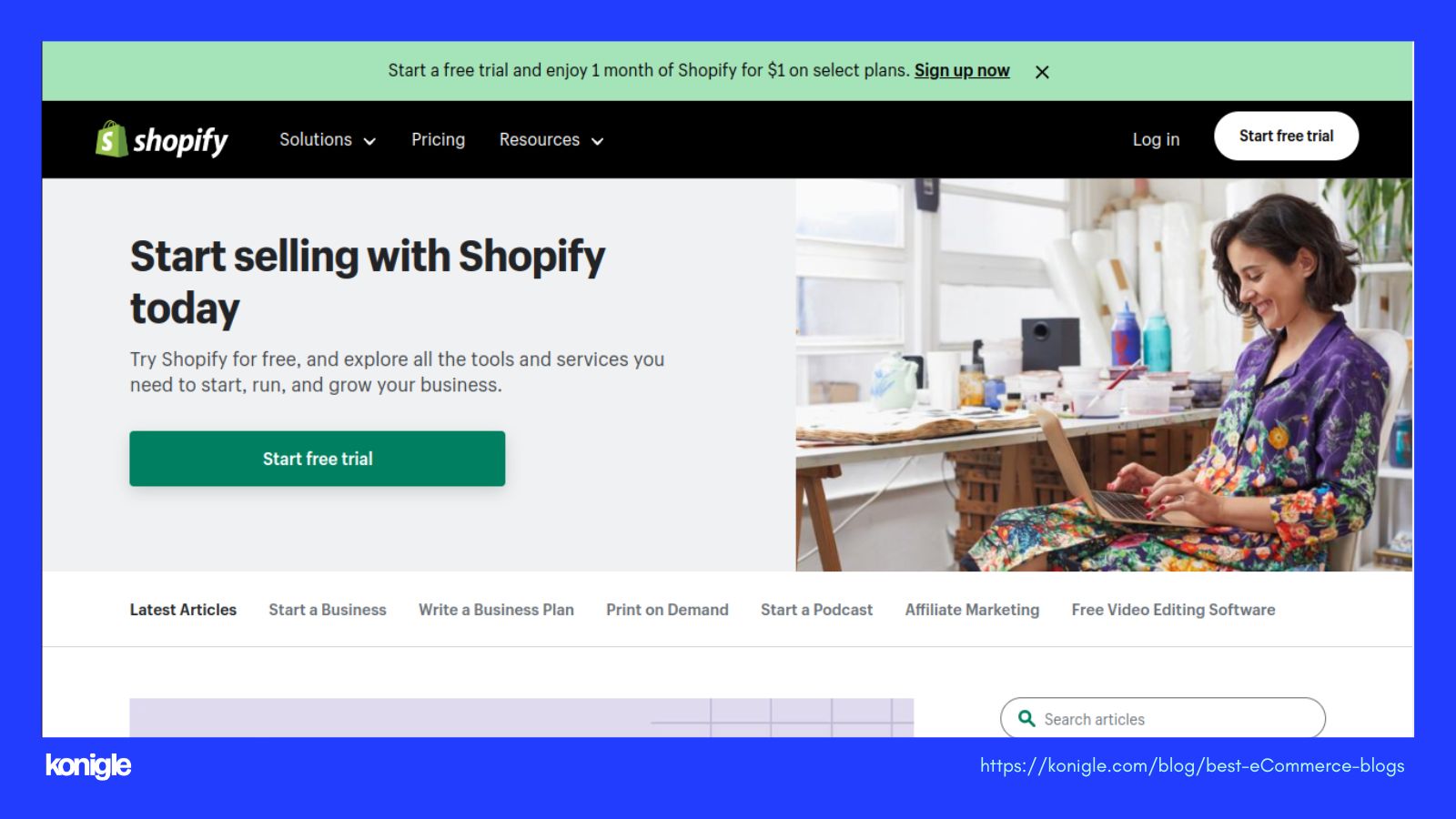 Shopify marketing blog