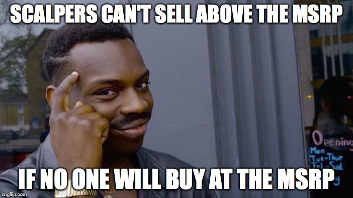 If no one will buy at the MSRP meme