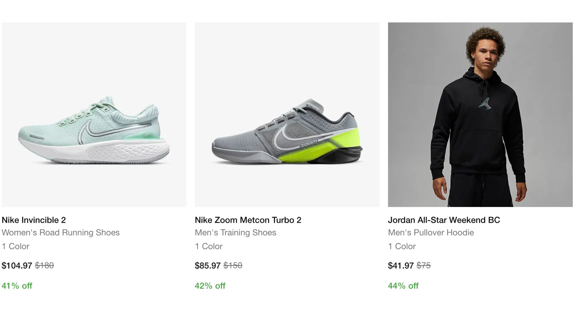 Sale Products. Nike IN