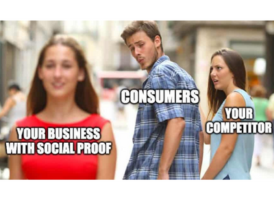 Social proof is a competitive advantage<br>