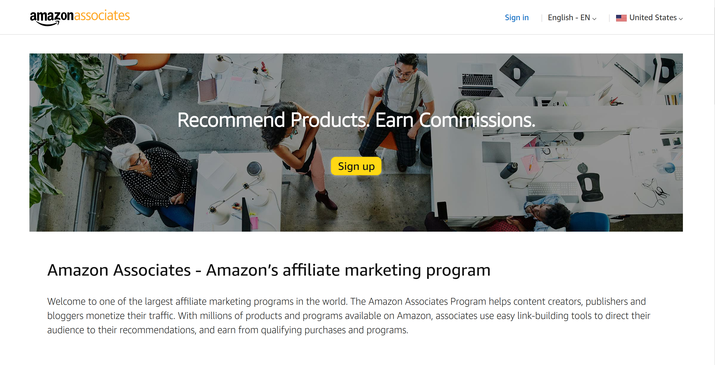 Amazon Affiliate Marketing website