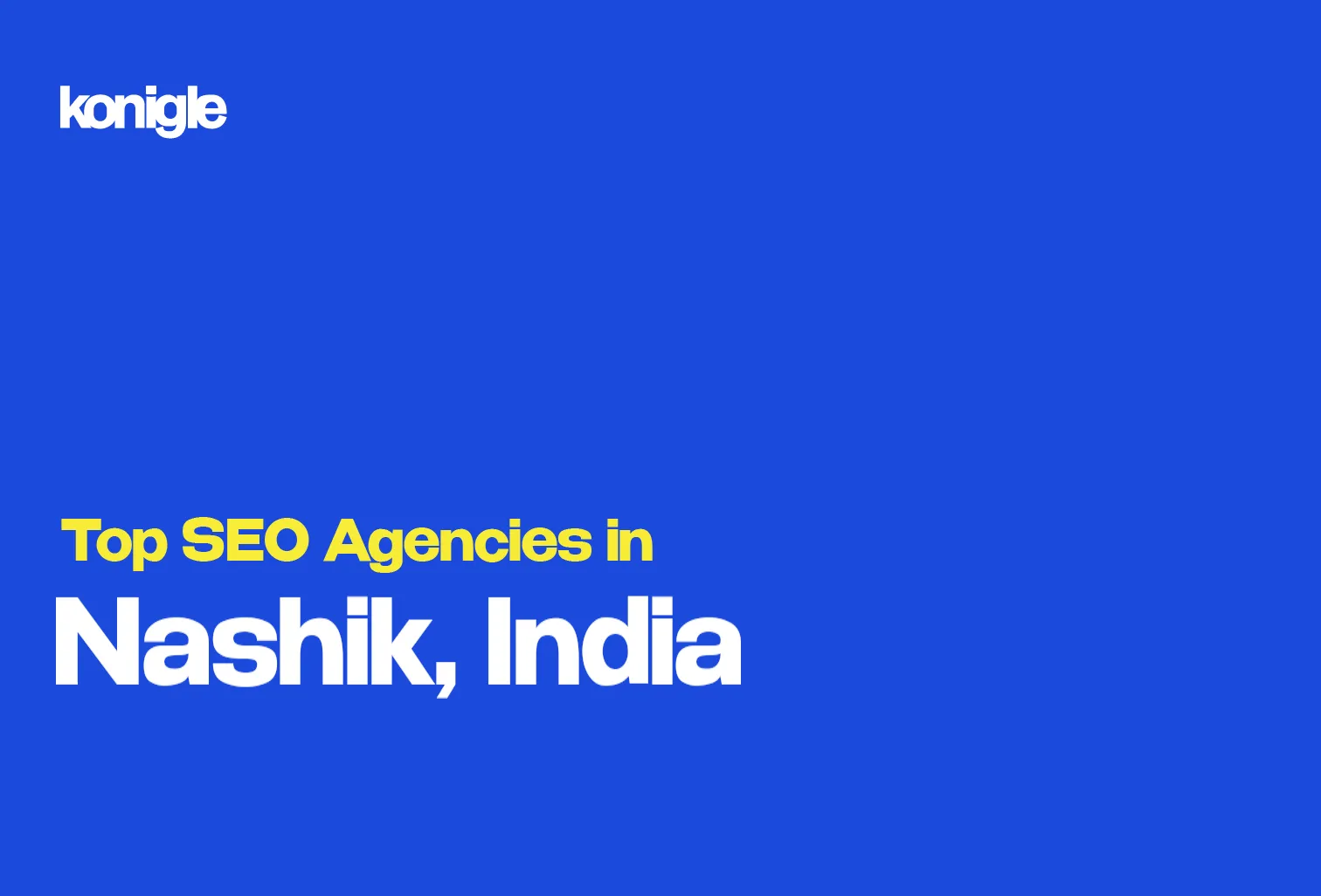 Top 10 SEO Agencies in Nashik, India