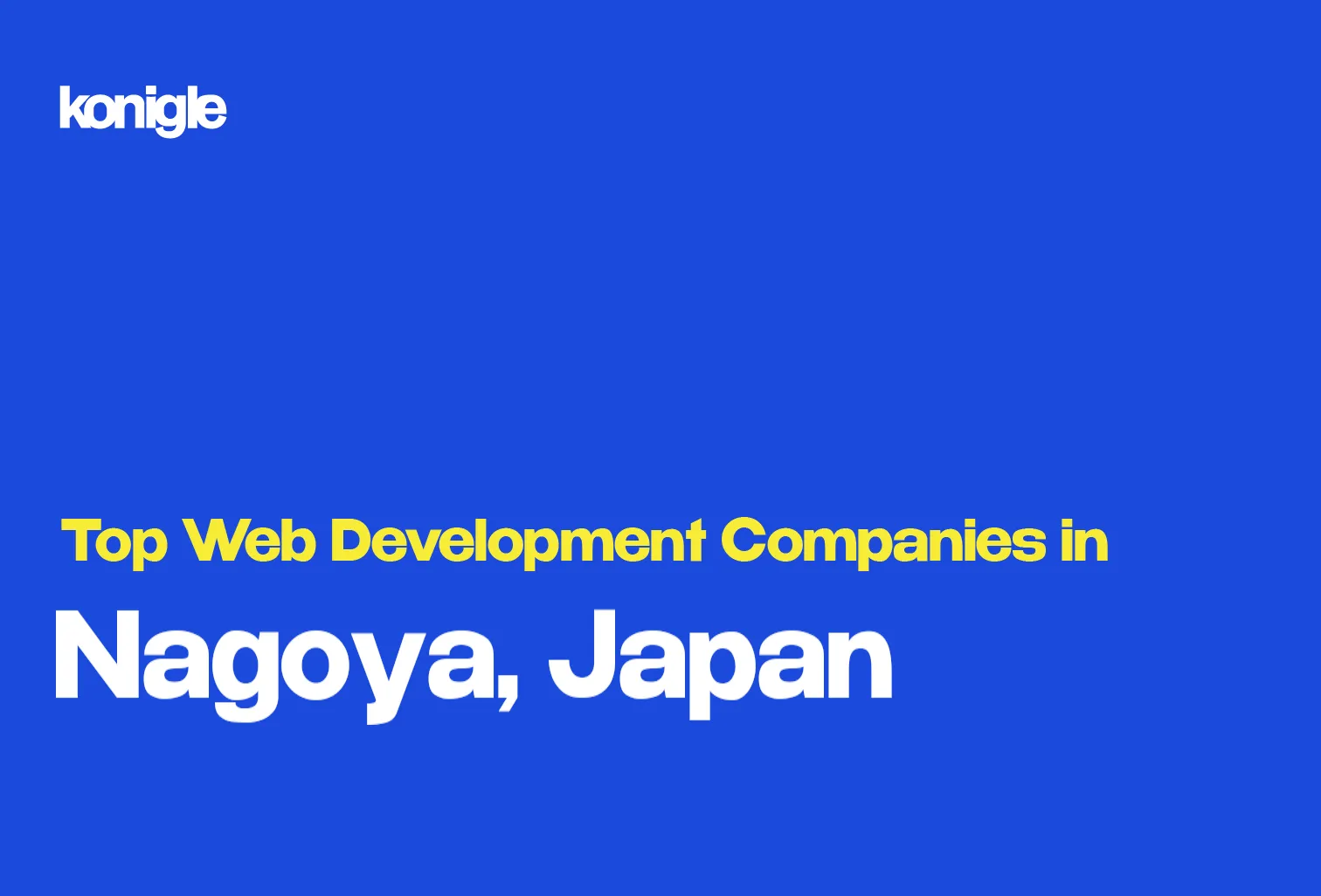 Top 15 Web development companies in Nagoya, Japan