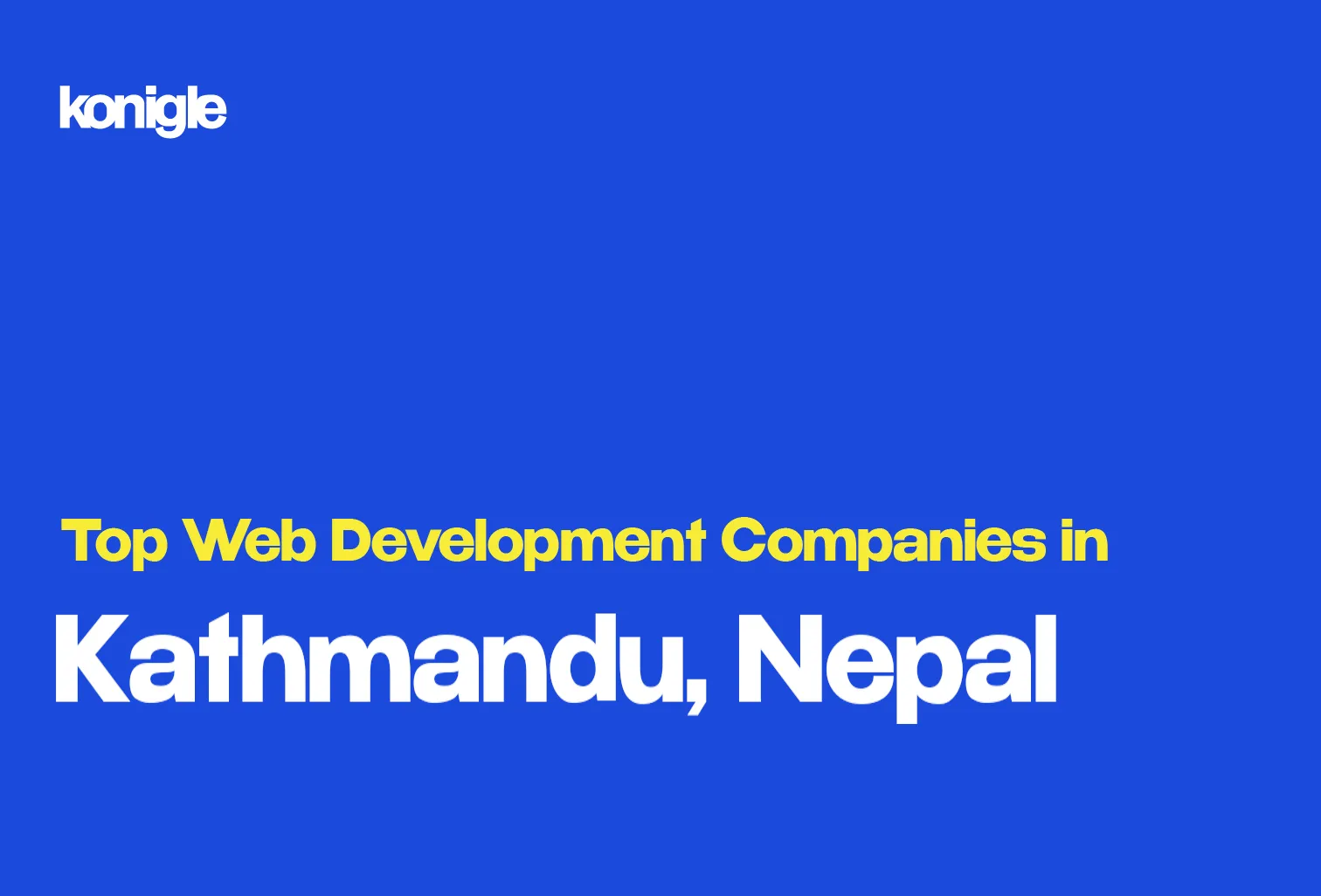 Top 15 Web development companies in Kathmandu, Nepal