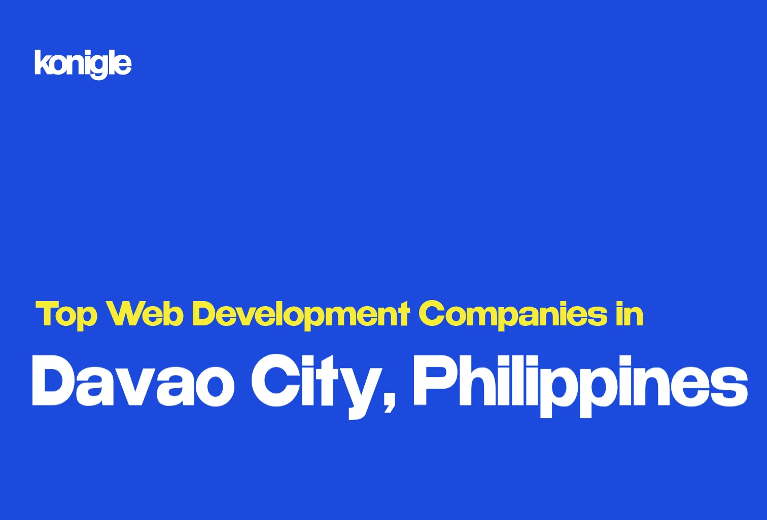 Top 15 Web development companies in Davao City, Philippines