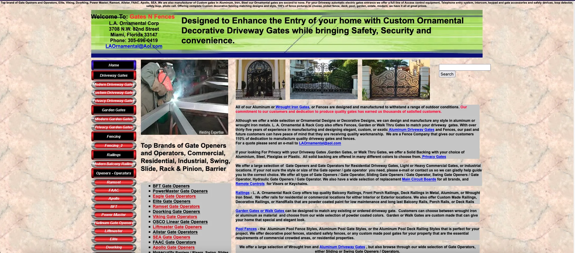 Gates N Fences Homepage<br>