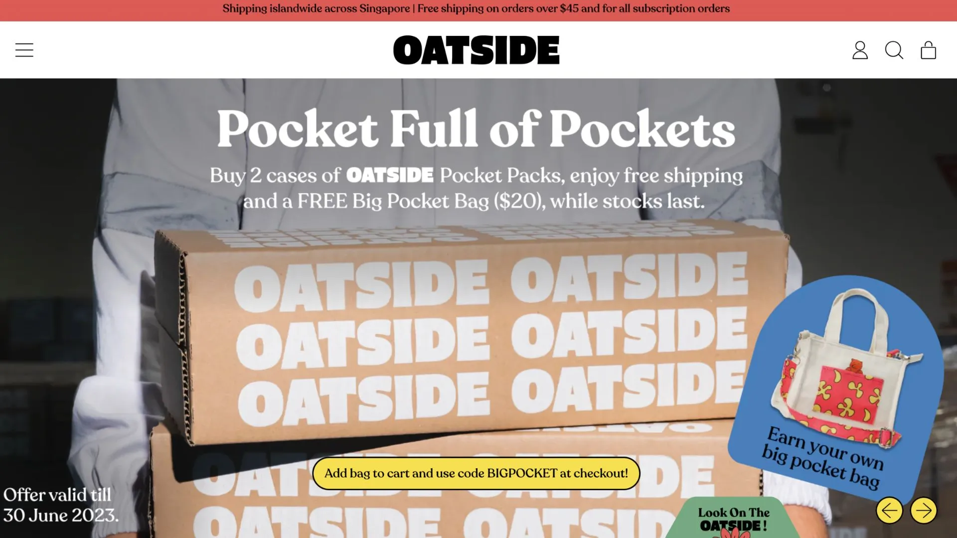 Example of how Oatside practices GWP marketing