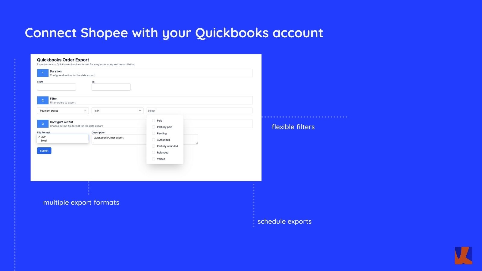 Shopee Quickbooks app