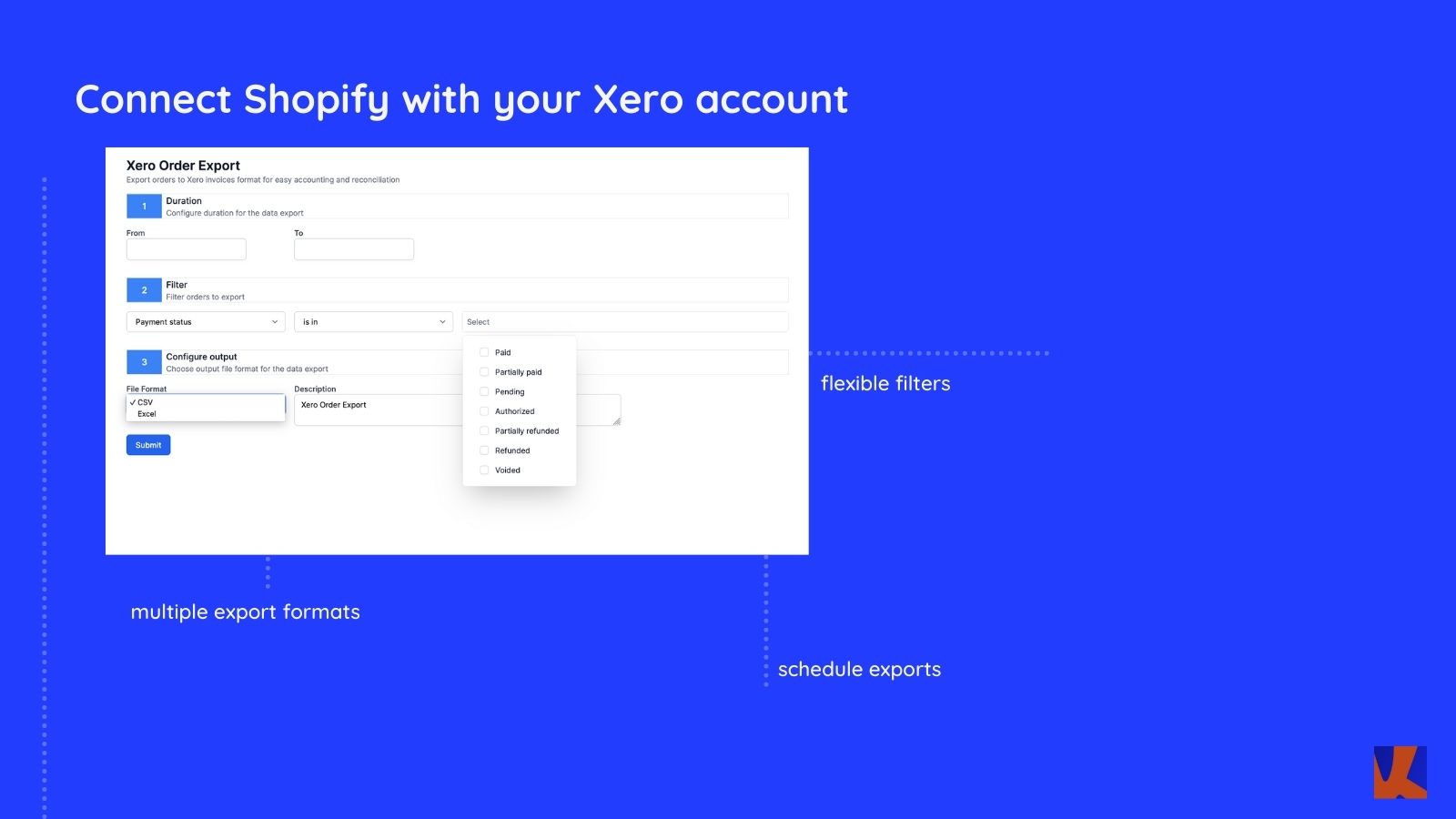 Shopify Xero app